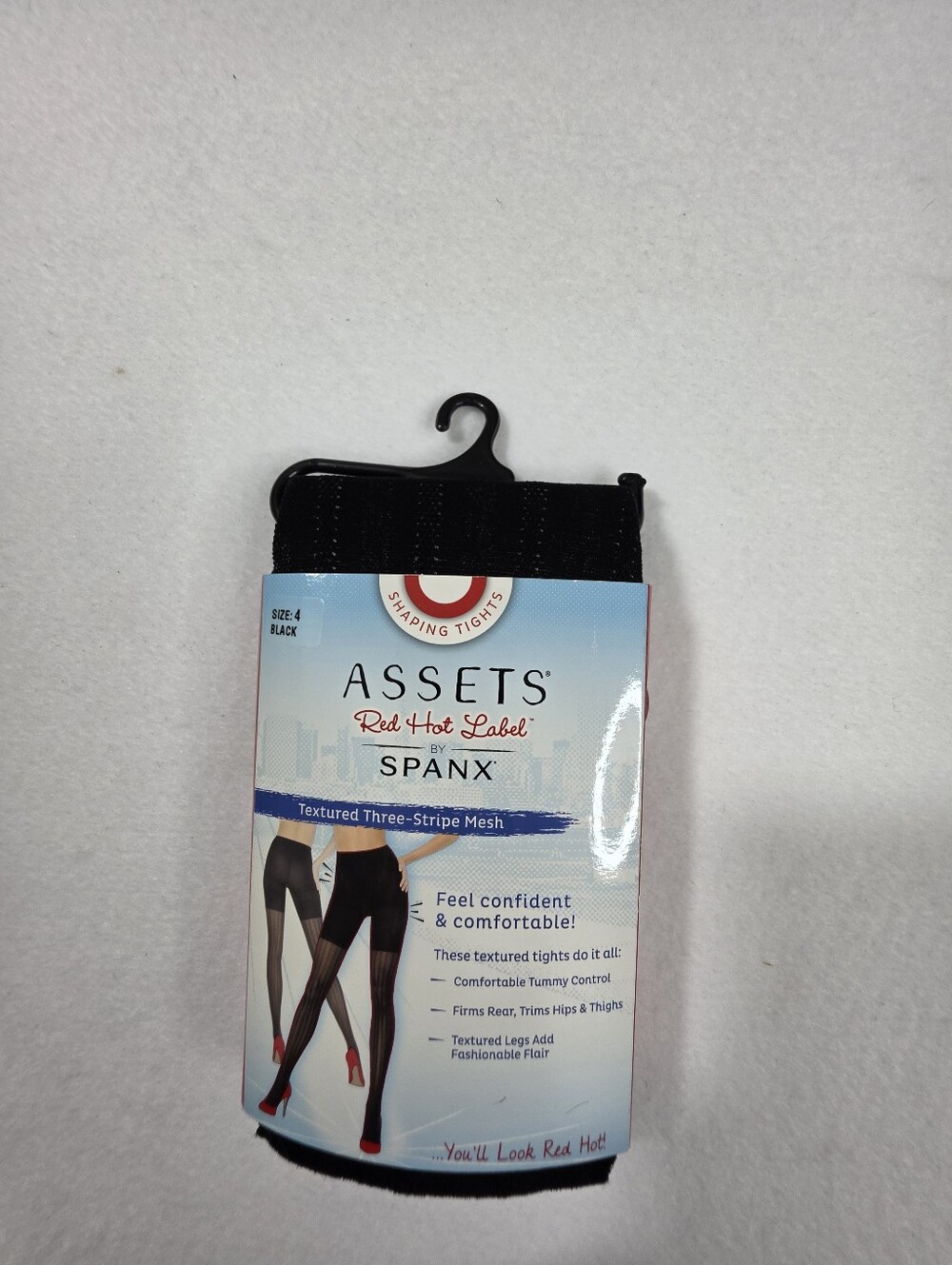 Spanx Assets Red Hot Label Size 4 Black